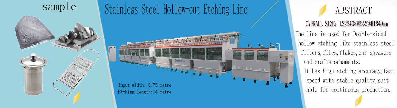 Stainless steel hollow-out etching machine