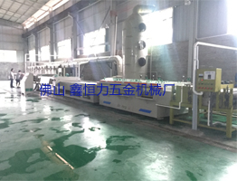 Henan 4m stainless steel corrosion machine delivery, full et